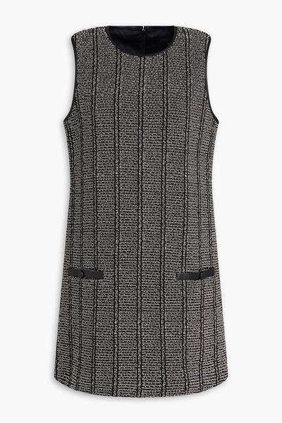  Rag & Bone - Frances Cotton-tweed Mini Dress - Black - L 
