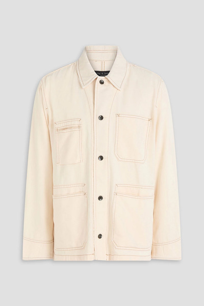  Rag & Bone - Graham Denim Field Jacket - White - M 