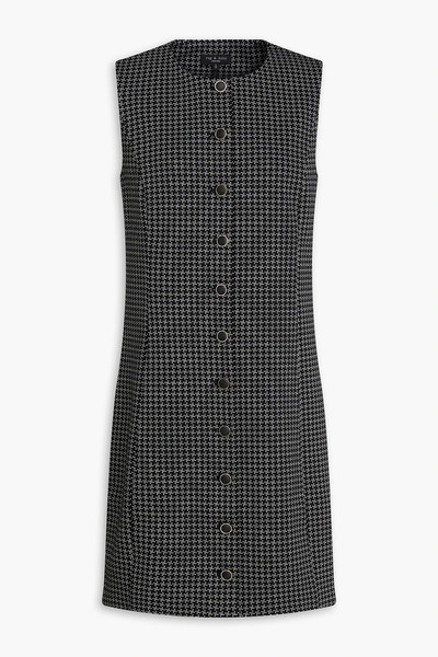  Rag & Bone - Irina Houndstooth Knitted Mini Dress - Blue - Xxs 