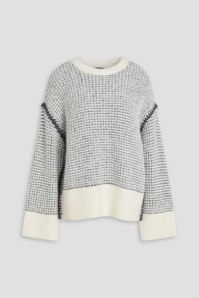  Rag & Bone - Katie Waffle-knit Sweater - White - Xxs 