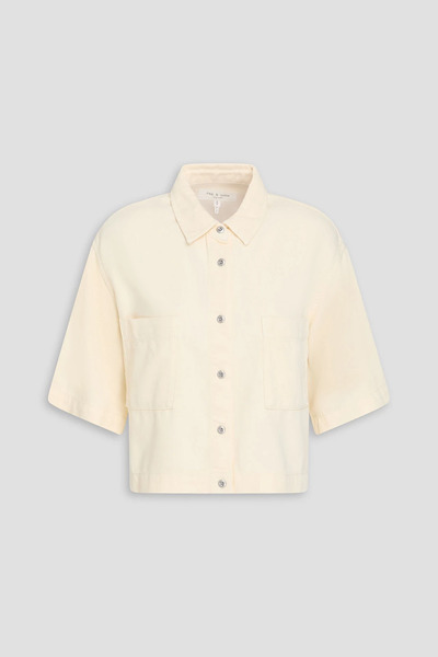  Rag & Bone - Lenna Denim Shirt - White - Xs 