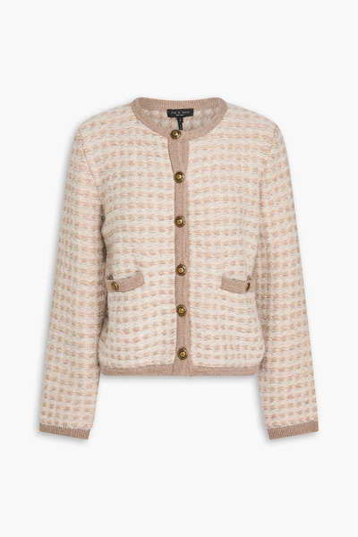  Rag & Bone - Robyn Printed Bouclé Wool Cardigan - Neutral - Xxs 