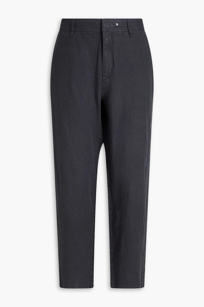  Rag & Bone - Tapered Linen Pants - Black - 30 