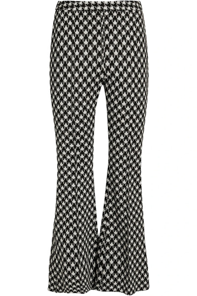  Rosetta Getty - Jacquard-knit Kick-flare Pants - Black - Xs 