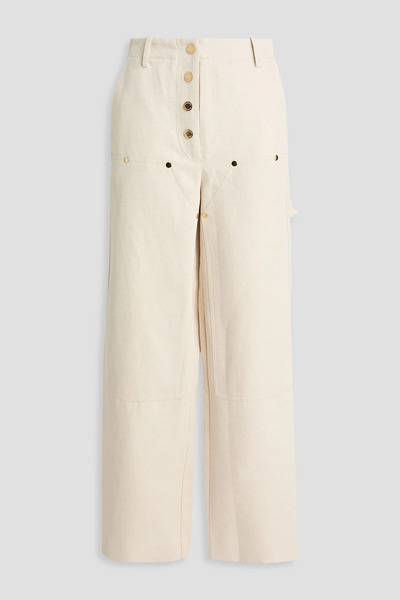  Sandro - High-rise Barrel-leg Jeans - White - Fr 34 