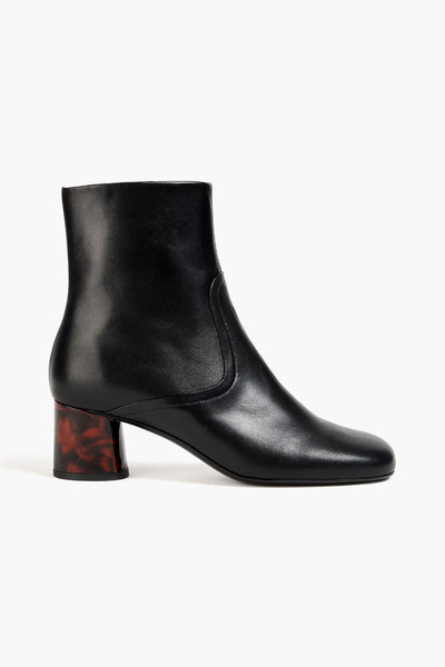  Sandro - Leather Ankle Boots - Black - Eu 36 