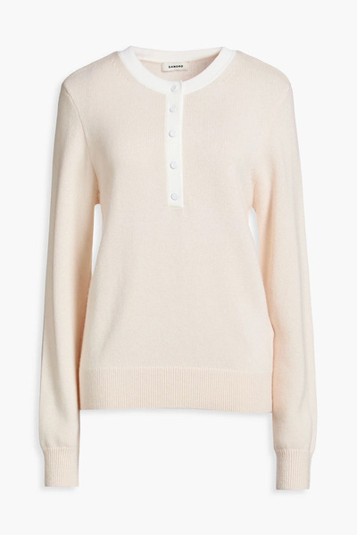  Sandro - Wool And Cashmere-blend Sweater - Pink - 4 