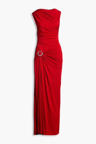  Simkhai - Blaine Ruched Stretch-jersey Gown - Red - Us 6 