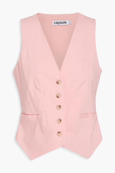 Simkhai - Linen-blend Vest - Pink - Us 4 