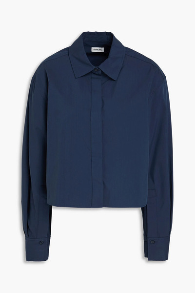  Simkhai - Renata Cotton-blend Poplin Shirt - Blue - Xs 