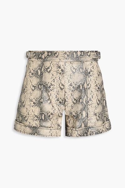  Simkhai - Snake-effect Shorts - Neutral - Us 0 