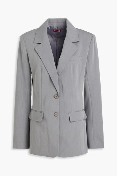  Staud - City Twill Blazer - Gray - Xs 