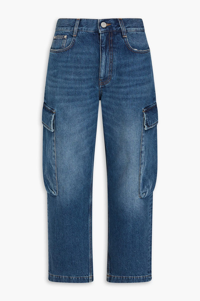  Stella Mccartney - Cropped High-rise Cargo Jeans - Blue - 24 