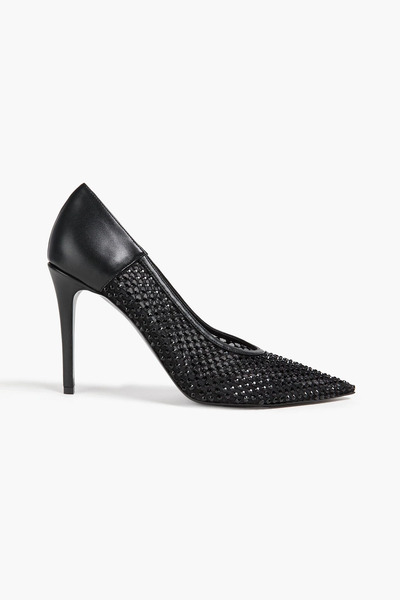  Stella Mccartney - Stella Crystal-embellished Fishnet Pumps - Black - Eu 40 