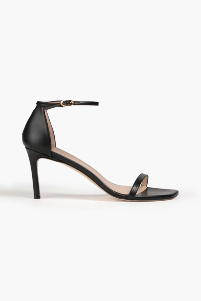 Stuart Weitzman - Amelina 74 Leather Sandals - Black - Us 7 