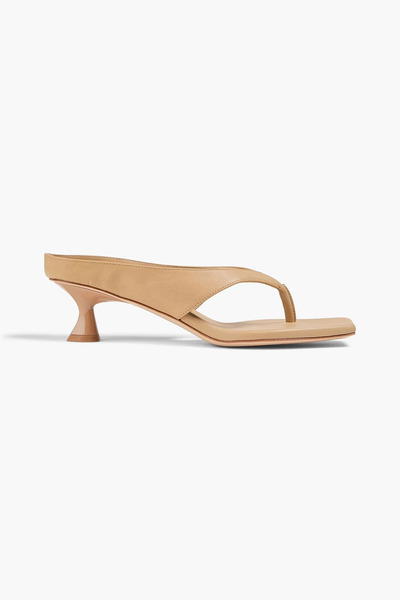  Studio Amelia - Angela 50 Leather Sandals - Neutral - Eu 35 