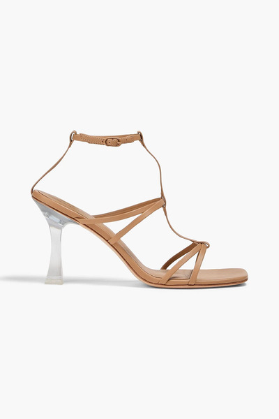  Studio Amelia - Artemis 90 Leather Sandals - Neutral - Eu 35 
