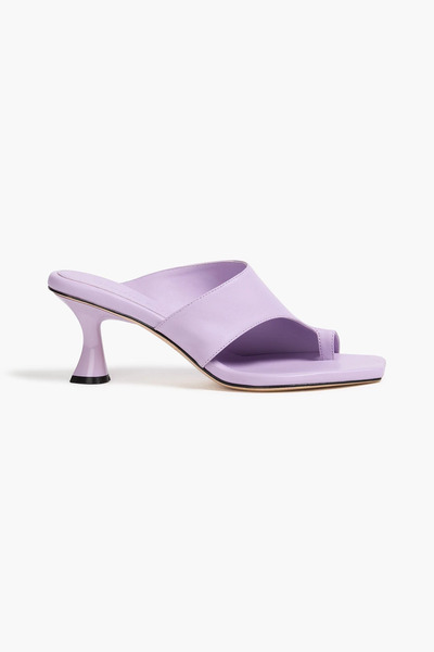  Studio Amelia - Ida 70 Leather Mules - Purple - Eu 37 