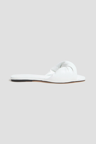  Studio Amelia - Twisted Leather Slides - White - Eu 35 