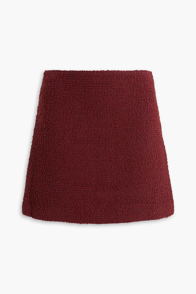  Theory - Bouclé-tweed Mini Skirt - Red - Us 0 