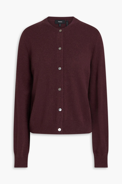  Theory - Cashmere Cardigan - Burgundy - Xs 