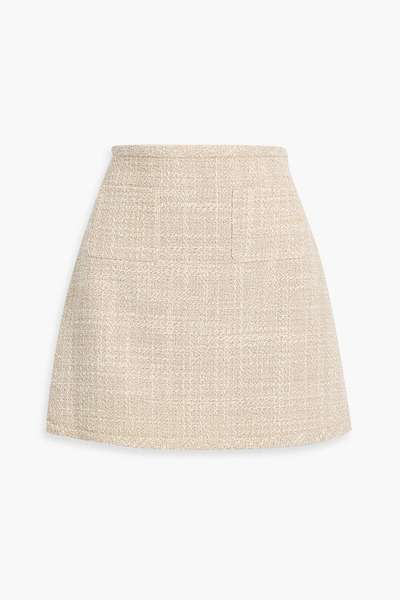 Theory - Cotton-blend Tweed Mini Skirt - Neutral - Us 10 