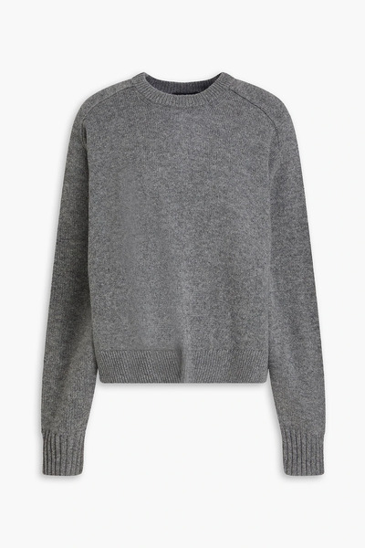  Theory - Cropped Cashmere Sweater - Gray - S 