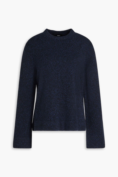  Theory - Mélange Knitted Sweater - Blue - L 