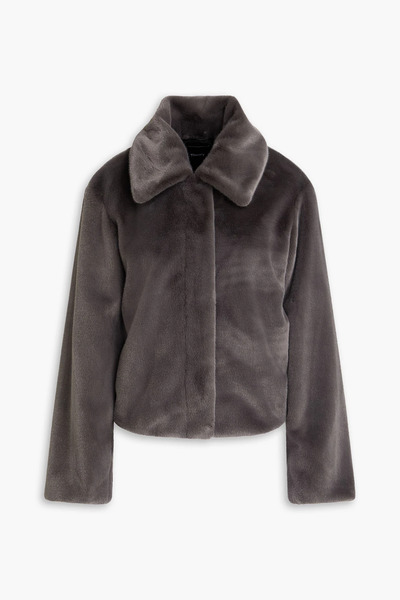  Theory - Plush Jacket - Gray - Xs 