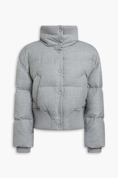  Theory - Quilted Flannel Jacket - Gray - M 