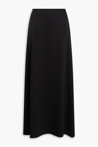  Theory - Satin Maxi Skirt - Black - Us 00 