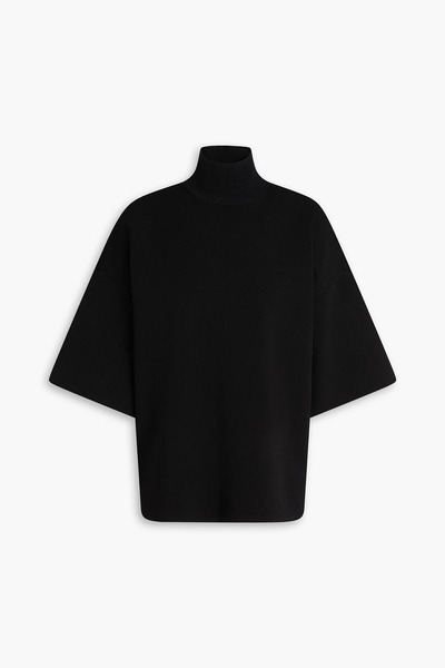  Theory - Stretch-knit Turtleneck Top - Black - L 