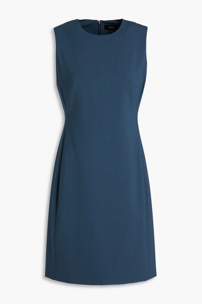  Theory - Wool-blend Mini Dress - Blue - Us 12 