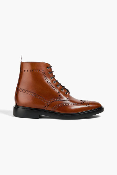  Thom Browne - Leather Brogue Boots - Brown - Us 7 