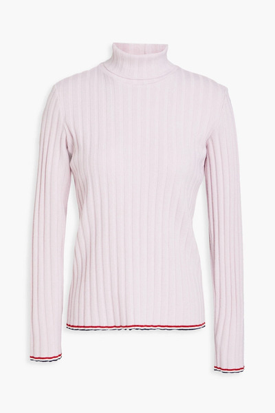  Thom Browne - Ribbed Cashmere Turtleneck Sweater - Pink - It 40 
