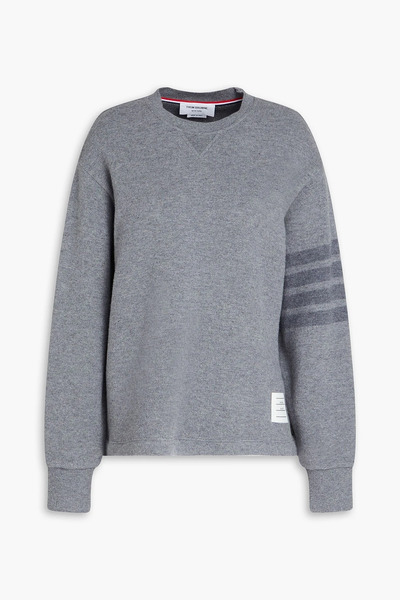  Thom Browne - Striped Wool Sweatshirt - Gray - It 38 