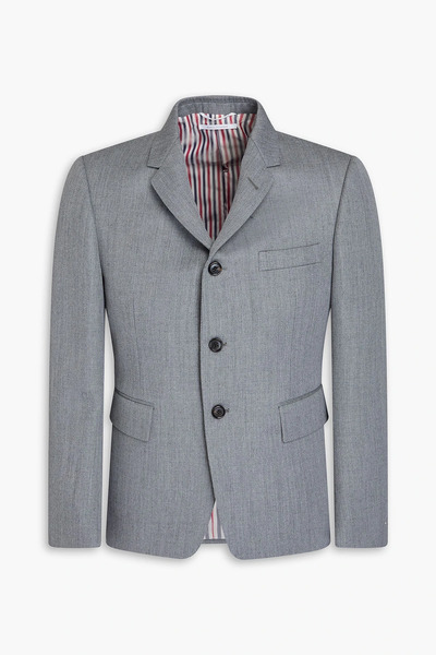  Thom Browne - Wool-twill Blazer - Gray - 4 