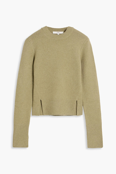 Tibi - Cashmere-blend Sweater - Green - Xxs 