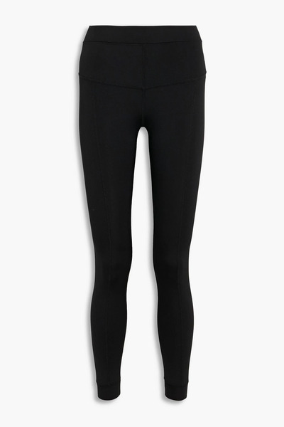  Tibi - Cropped Scuba Leggings - Black - Xxs 