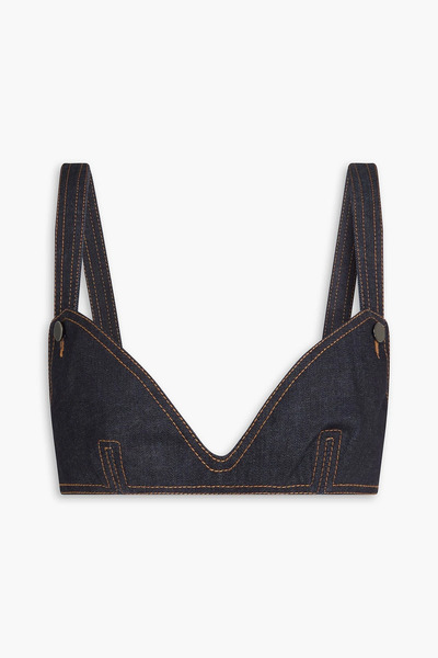 Tom Ford - Denim Bra Top - Blue - It 40 