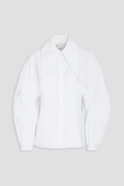  Tory Burch - Stretch-cotton Shirt - White - Us 4 