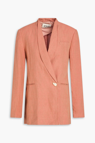  Tove - Linen Blazer - Orange - Fr 34 