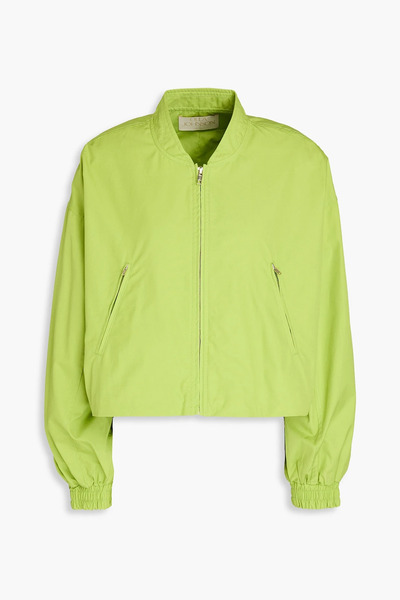  Ulla Johnson - Alessa Cropped Cotton Jacket - Green - S 