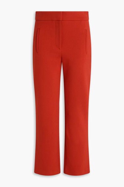  Veronica Beard - Arte Cropped Crepe Bootcut Pants - Red - Us 00 