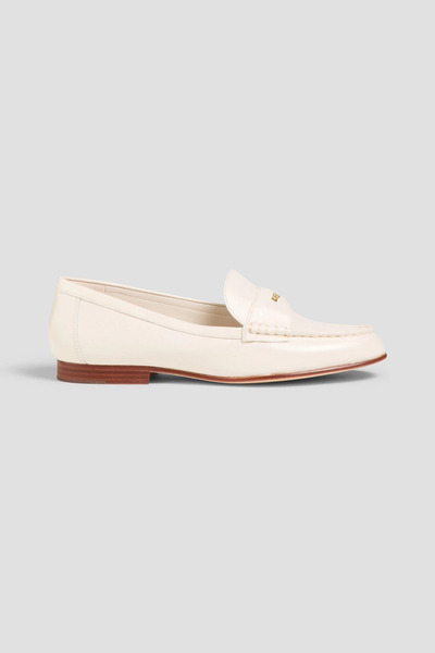  Veronica Beard - Penny Embellished Pebbled-leather Loafers - White - Us 8.5 