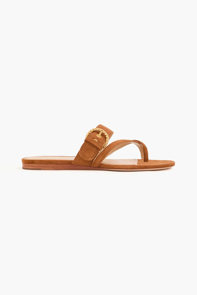  Veronica Beard - Salva Suede Sandals - Brown - Us 6 