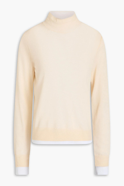  Vince. - Cotton-blend Turtleneck Sweater - Neutral - Xs 