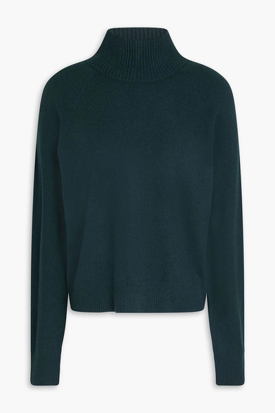  Vince. - Wool-blend Turtleneck Sweater - Green - Xxs 