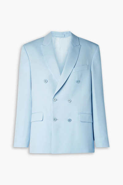  Wardrobe.nyc - Double-breasted Wool-twill Blazer - Blue - M 