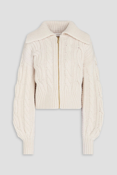  Zimmermann - Cable-knit Wool Cardigan - White - L 